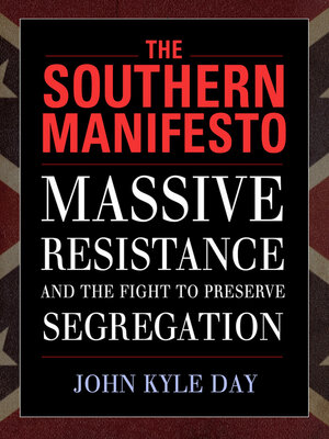 cover image of The Southern Manifesto